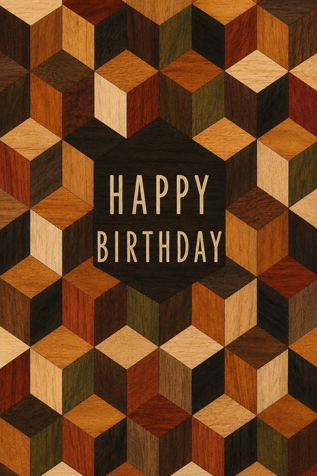 Happy Birthday – Doğum Günü Tebrik Kartı - zarifceconcept-1