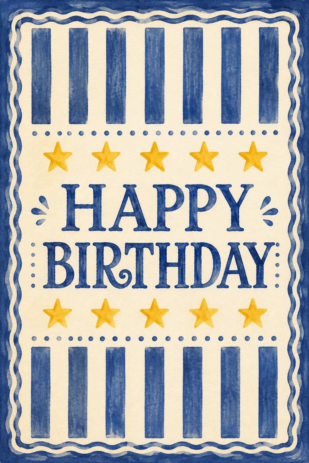 Happy Birthday – Doğum Günü Tebrik Kartı - zarifceconcept-1