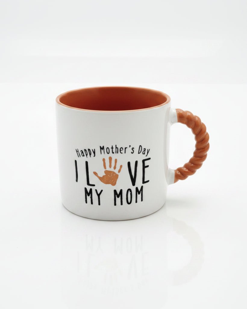 Happy Mother’s Day – I Love My Mom Porselen Kupa, 310 ml - zarifceconcept-1