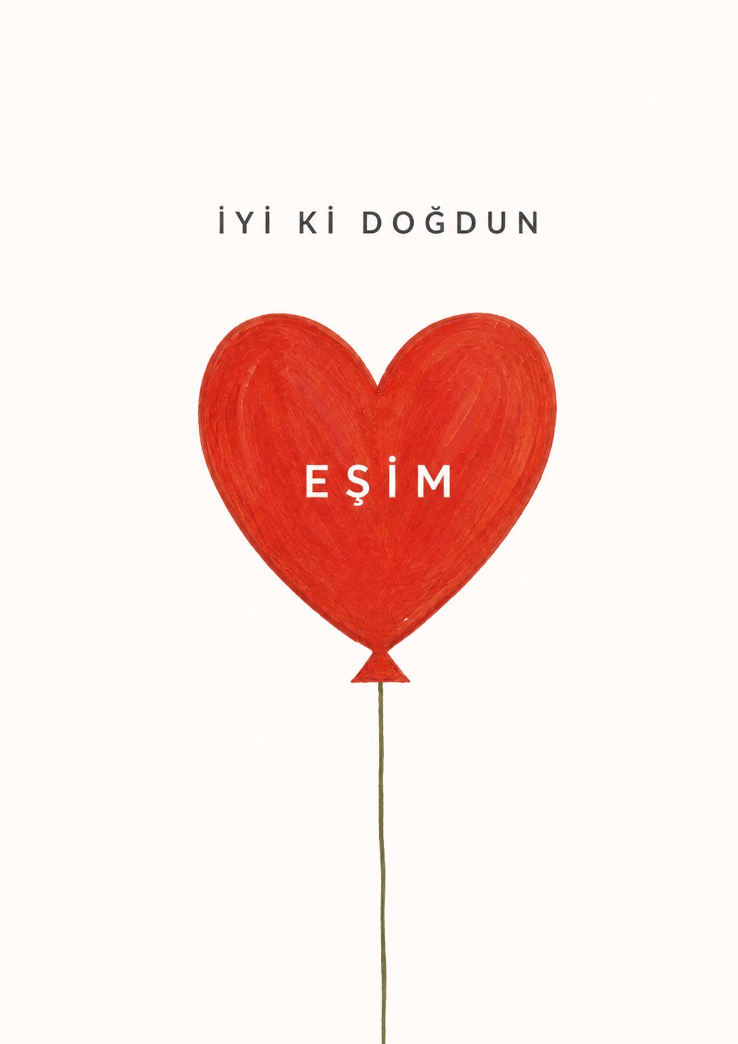İYİ Kİ DOĞDUN EŞİM ❤️ - Sevgi, Tebrik Kartı - zarifceconcept-1