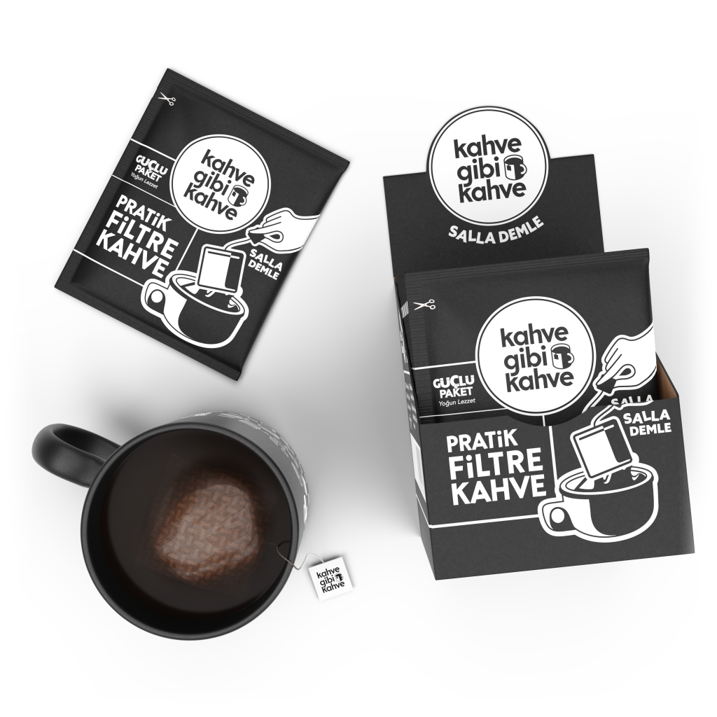 Pratik Filtre Kahve gibi Kahve Güçlü Paket