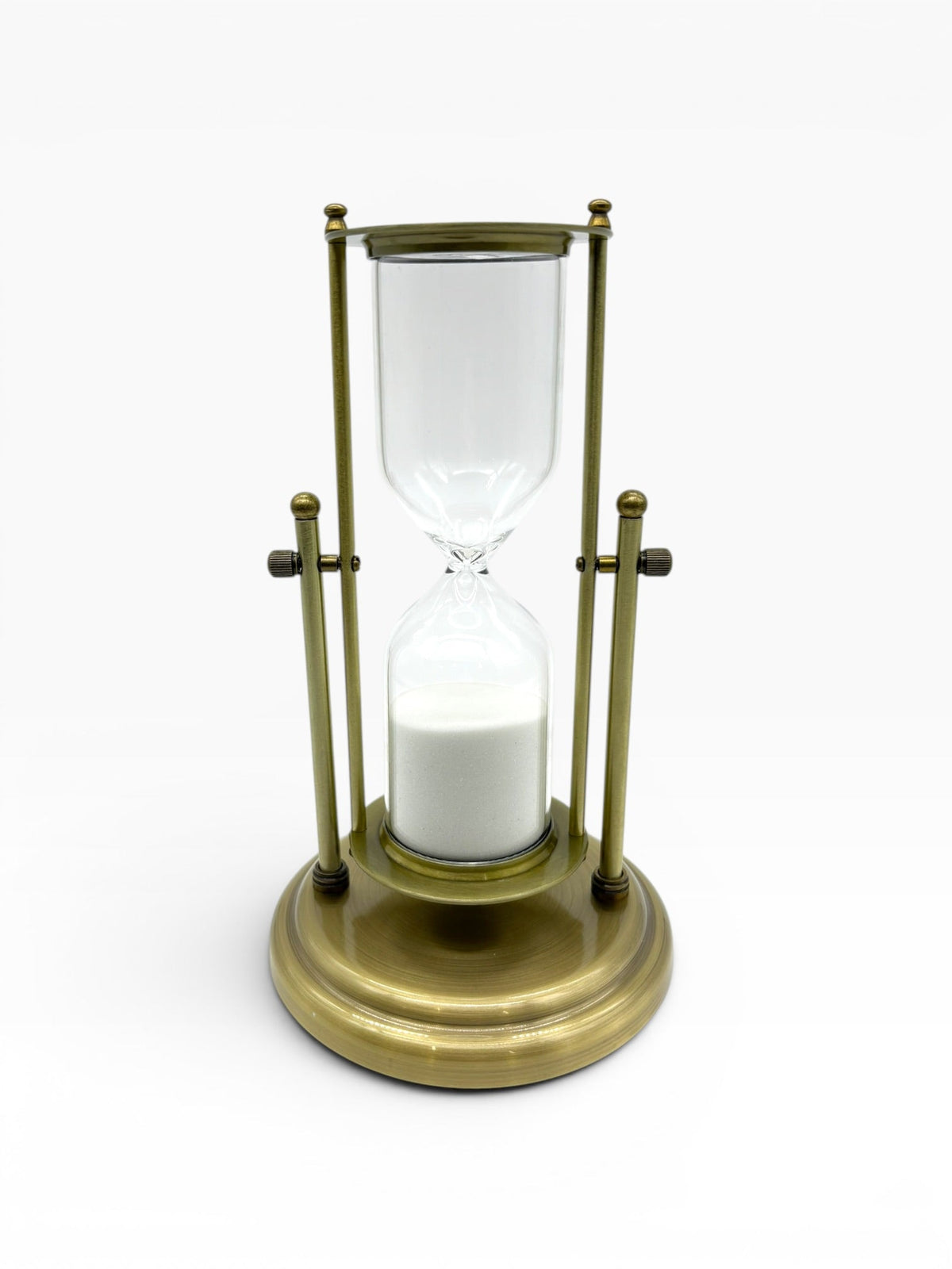 London Eskitme Gold Kum Saati – 25 cm Dekoratif Metal ve Cam Tasarım - zarifceconcept-2