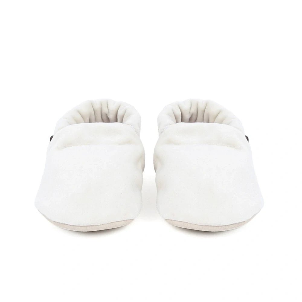 Makosen Bebek Patik (Krem) – Kaydırmaz Kadife Bebek Patik - zarifceconcept-2