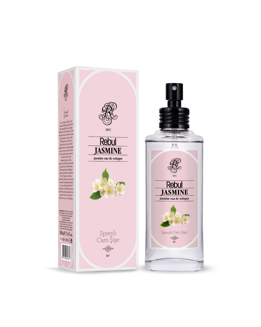 Rebul Jasmine Yasemin Kolonya Cam Şişe