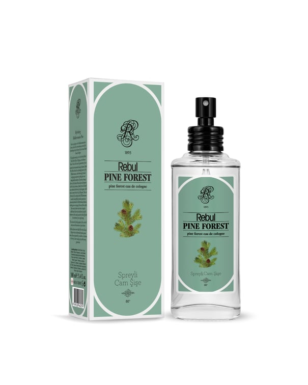Rebul Pine Forest Kolonya 100 ml | Çam Ormanı Esintili Ferah ve Odunsu Koku
