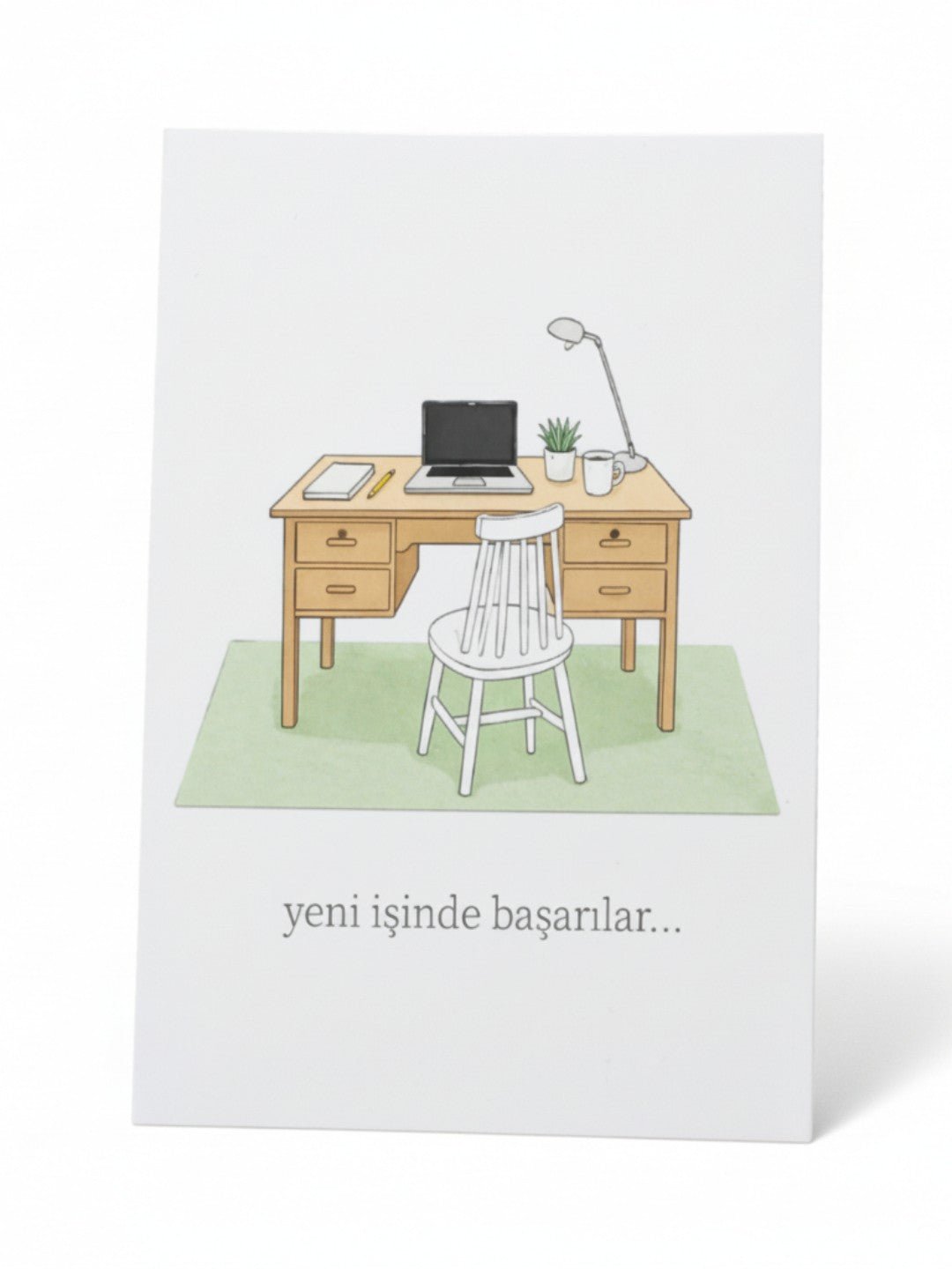 Retro Masa Saati & Kahve Hediye Kutusu - Yeni işinde başarılar... - zarifceconcept-7