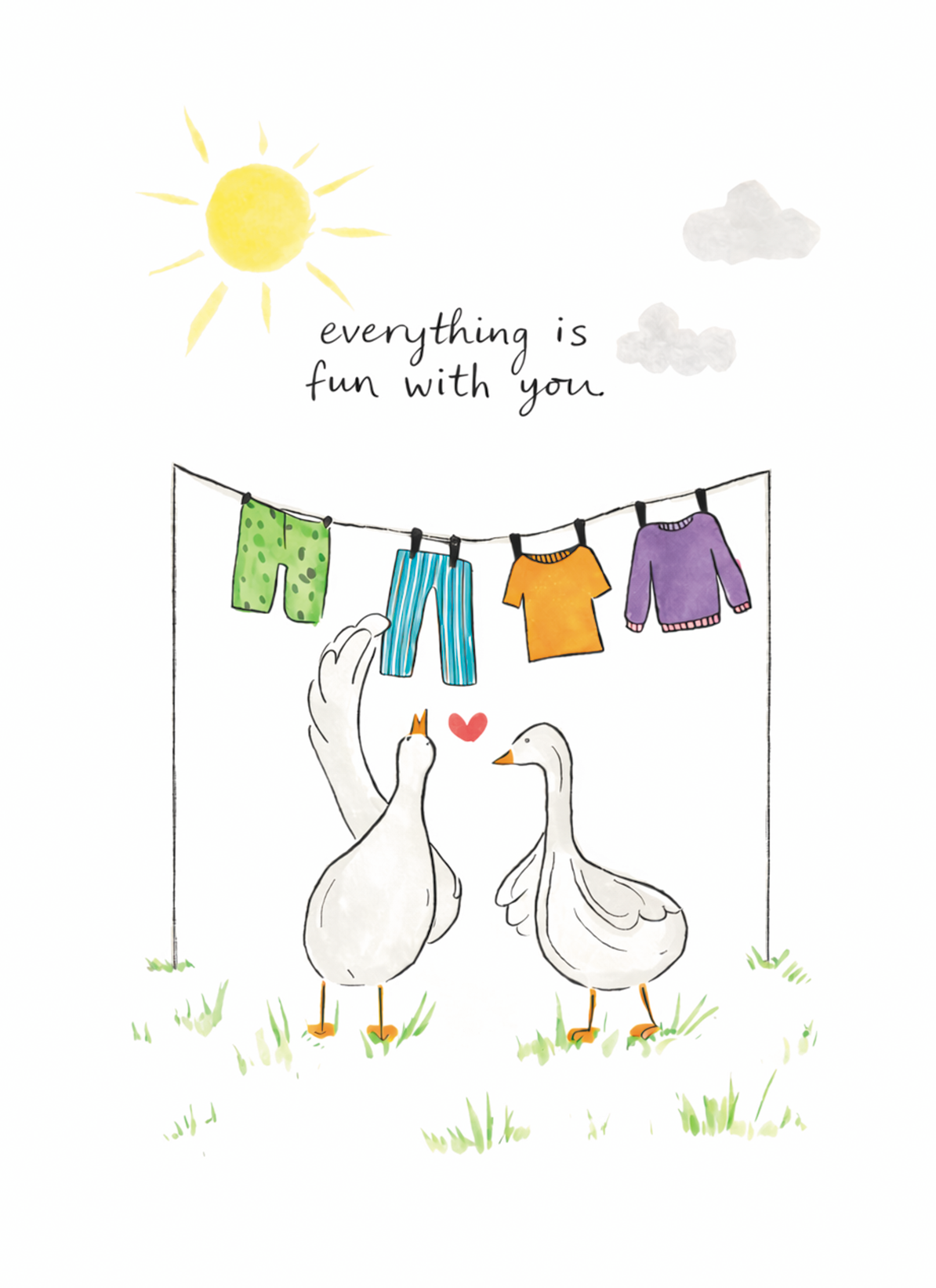everything is fun with you sevgiliye hediye not karti