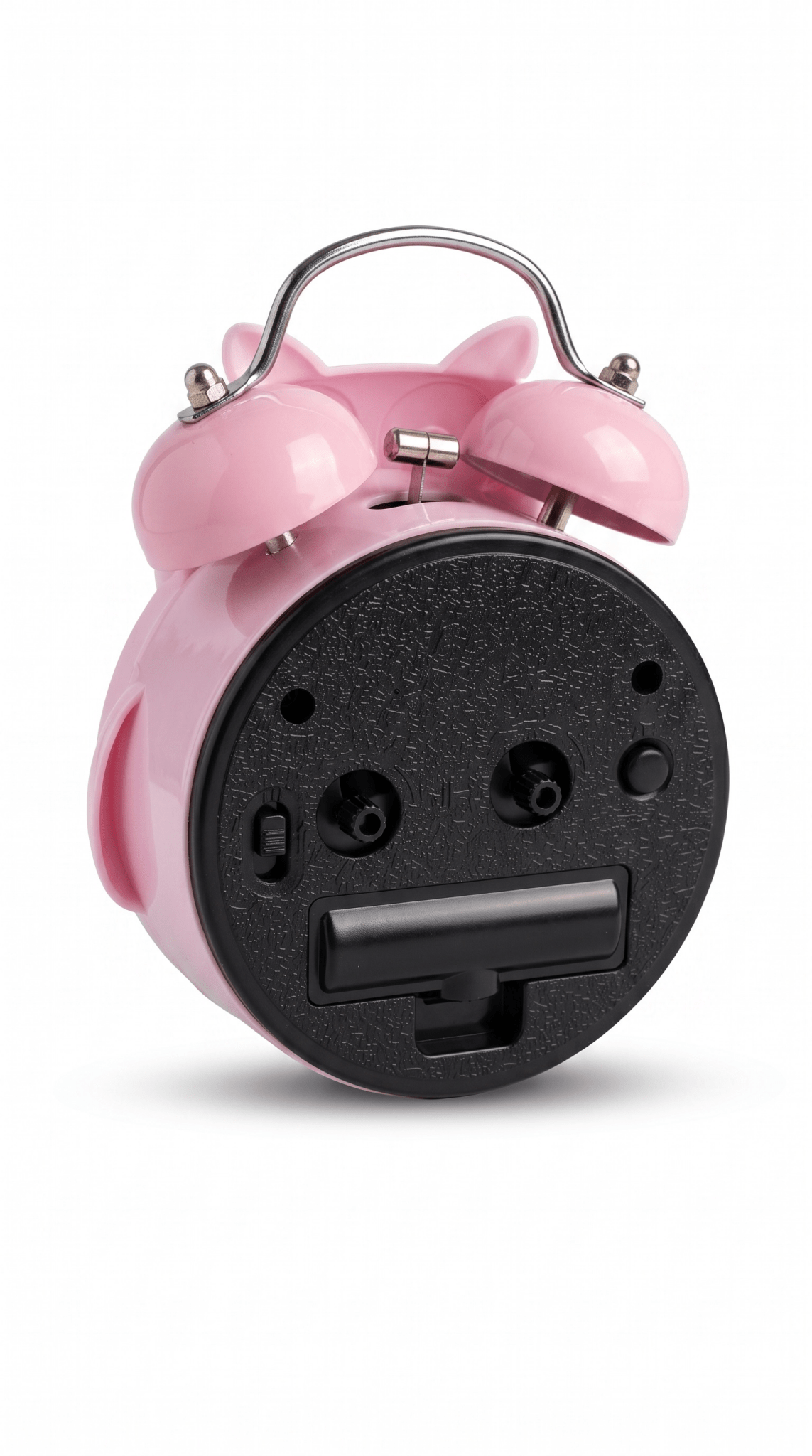 Sevimli Baykuş Figürlü Metal Çocuk Masa Saati – Pembe - zarifceconcept-2