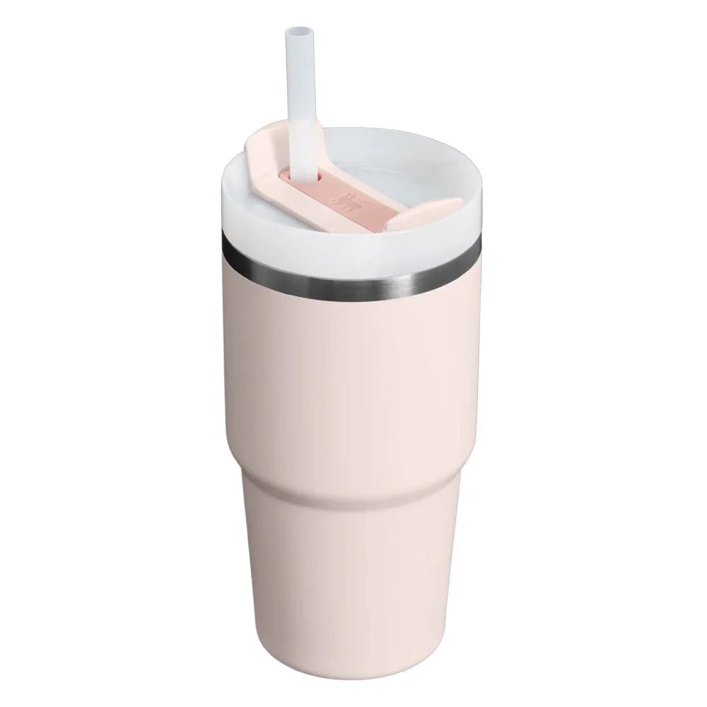 Stanley Quencher Pipetli Termos Bardak 0,60 L – Açık Pembe - zarifceconcept-2