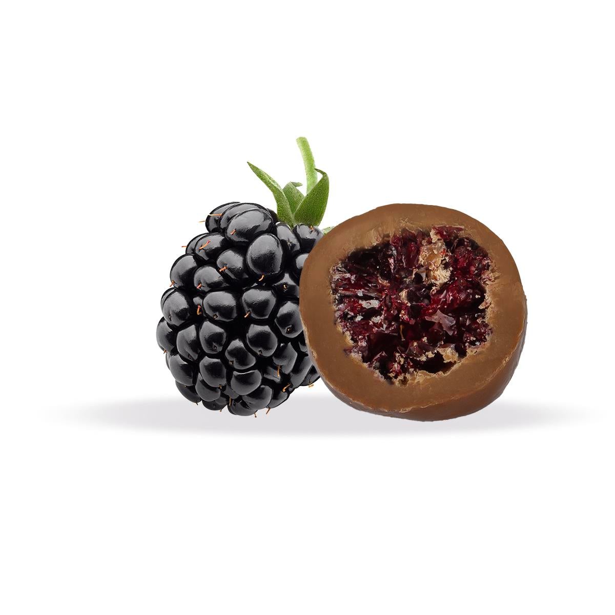 Melodi Sütlü Böğürtlen Draje 80 gr – Freeze Dried Böğürtlenli Gurme Çikolata Draje