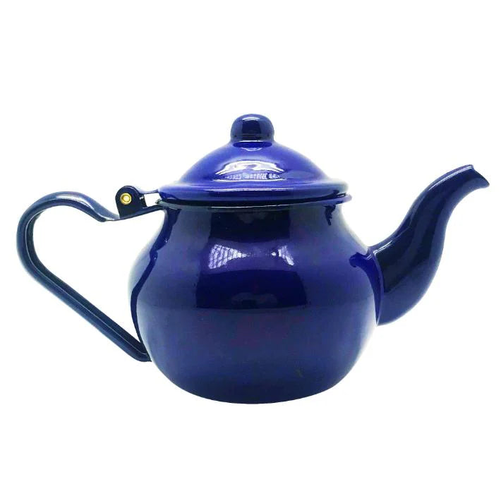 700 cc Orijinal Emaye Mavi Demlik