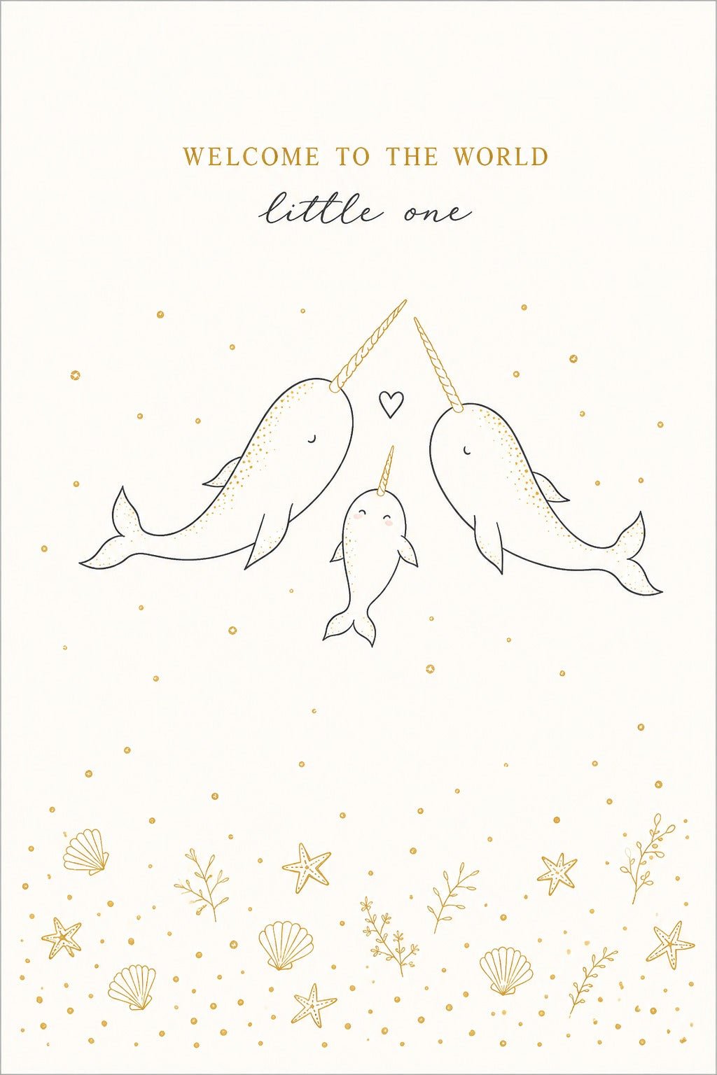 WELCOME TO THE WORLD little one – Bebek Tebrik Kartı - zarifceconcept-1