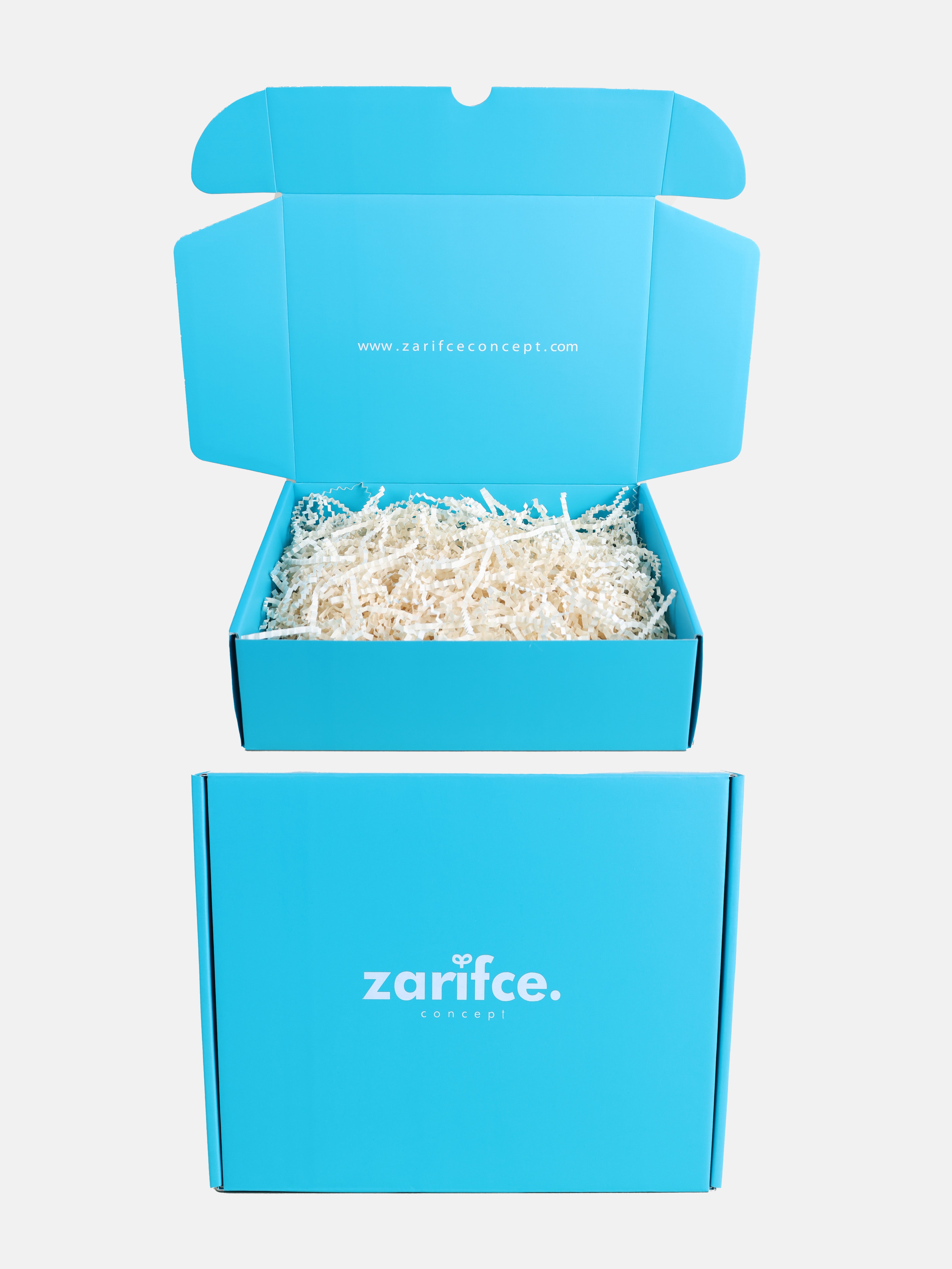 Zarifce Concept boş hediye kutusu  turkuaz